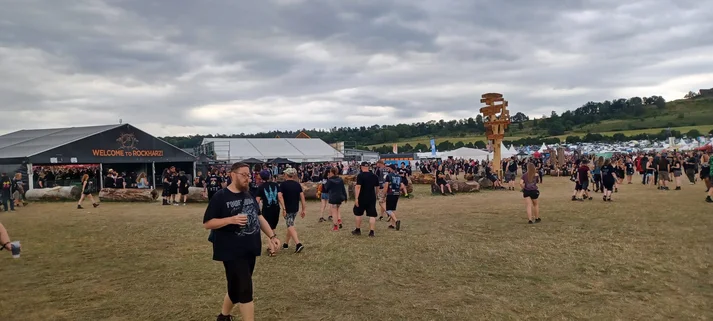 Blick auf den Eingangsbereich des Rockharz-Festival 2026