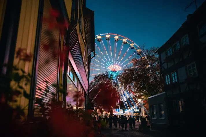 Riesenrad beim Eulenfest 2022