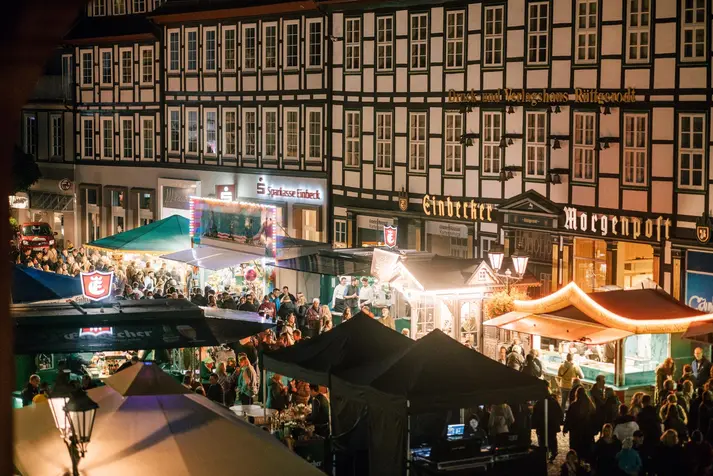 Marktplatz beim Eulenfest 2022