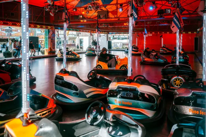 Autoscooter beim Frühjahrsmarkt