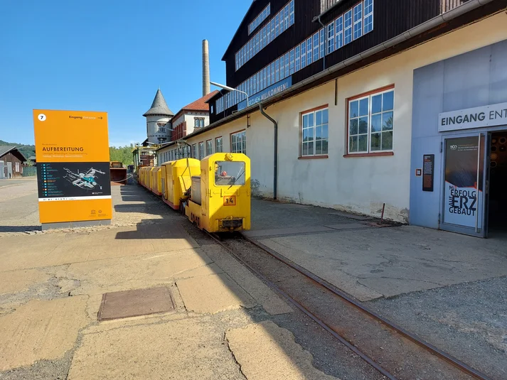 Grubenbahn am Weltkulturerbe Rammelsberg Museum & Besucherbergwerk