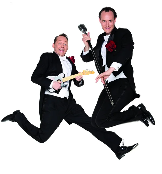 Hans Torge Bollert und Olaf Klindtwort präsentieren ihre Show „Die Männer sind schon die Liebe wert...“. 