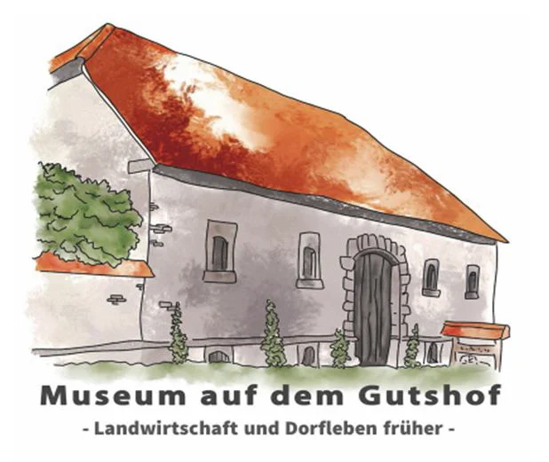 Zeichnung: Museum auf dem Gutshof Waake