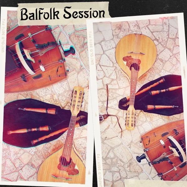 Verschiedene Folk- Instrumente