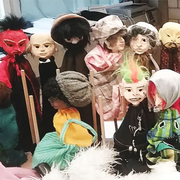 Verschiedene Stabfiguren