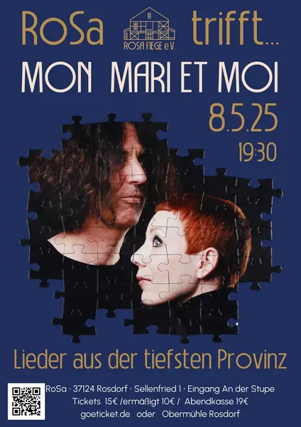 Plakat RoSa trifft… Mon Marie et Moi