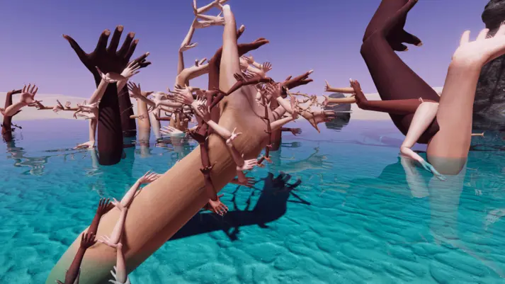 VR-Installation Still von Mélodie Mousset 
