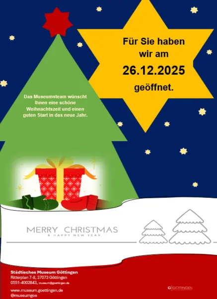 grafischer  grüner Tannenbaum und gelber Stern