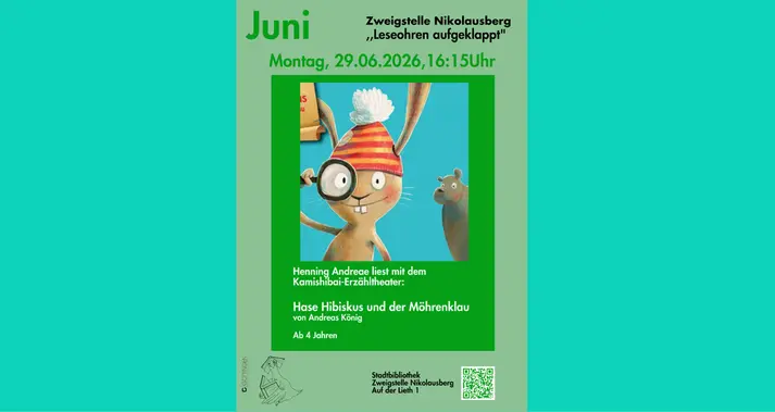 Juni Nikolausberg Leseohren aufgeklappt