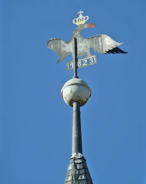 Wetterfahne auf der St.-Nikolai-Kirche Bad Sachsa