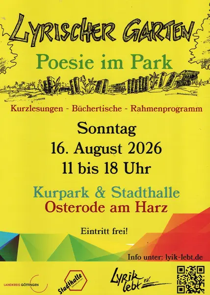 Plakat Lyrischer Garten 2026