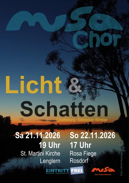 Plakat "Licht & Schatten"