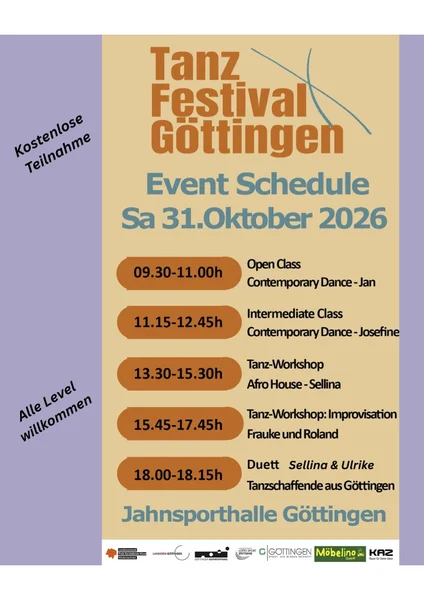 Tanzfestival Programm 2026