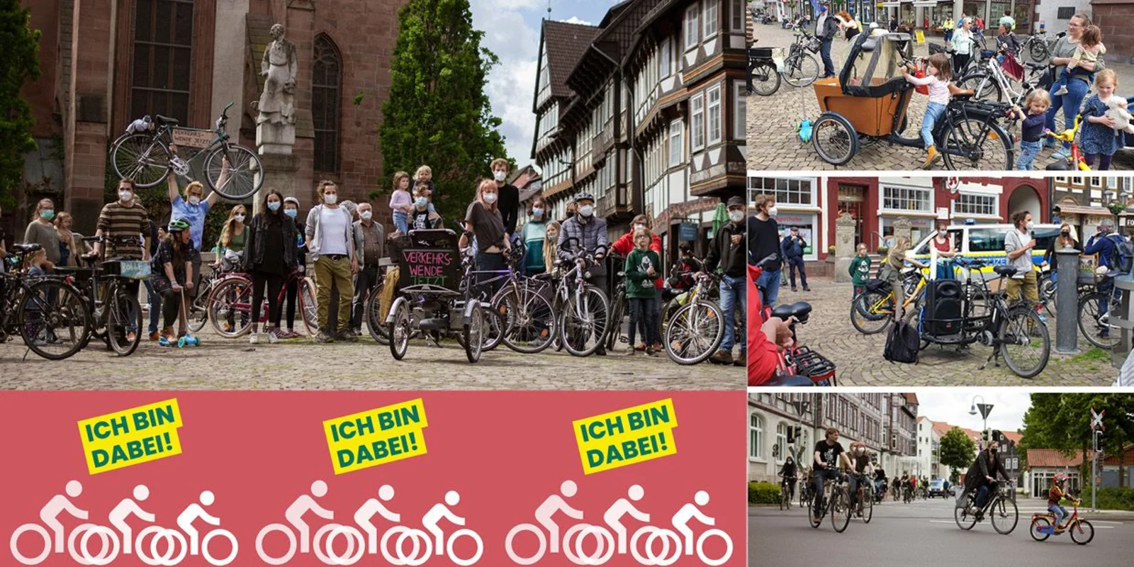 Verkehrswende_Fahrrad-Demo in Einbeck