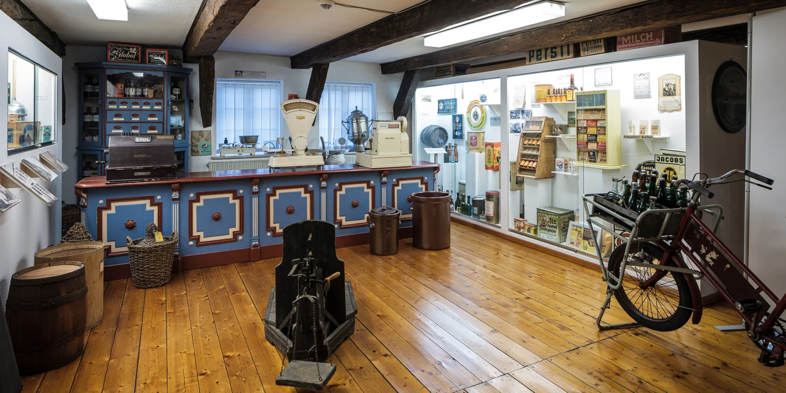 Stadtmuseum Northeim: Ausstellungsstücke eines alten Kaufladens