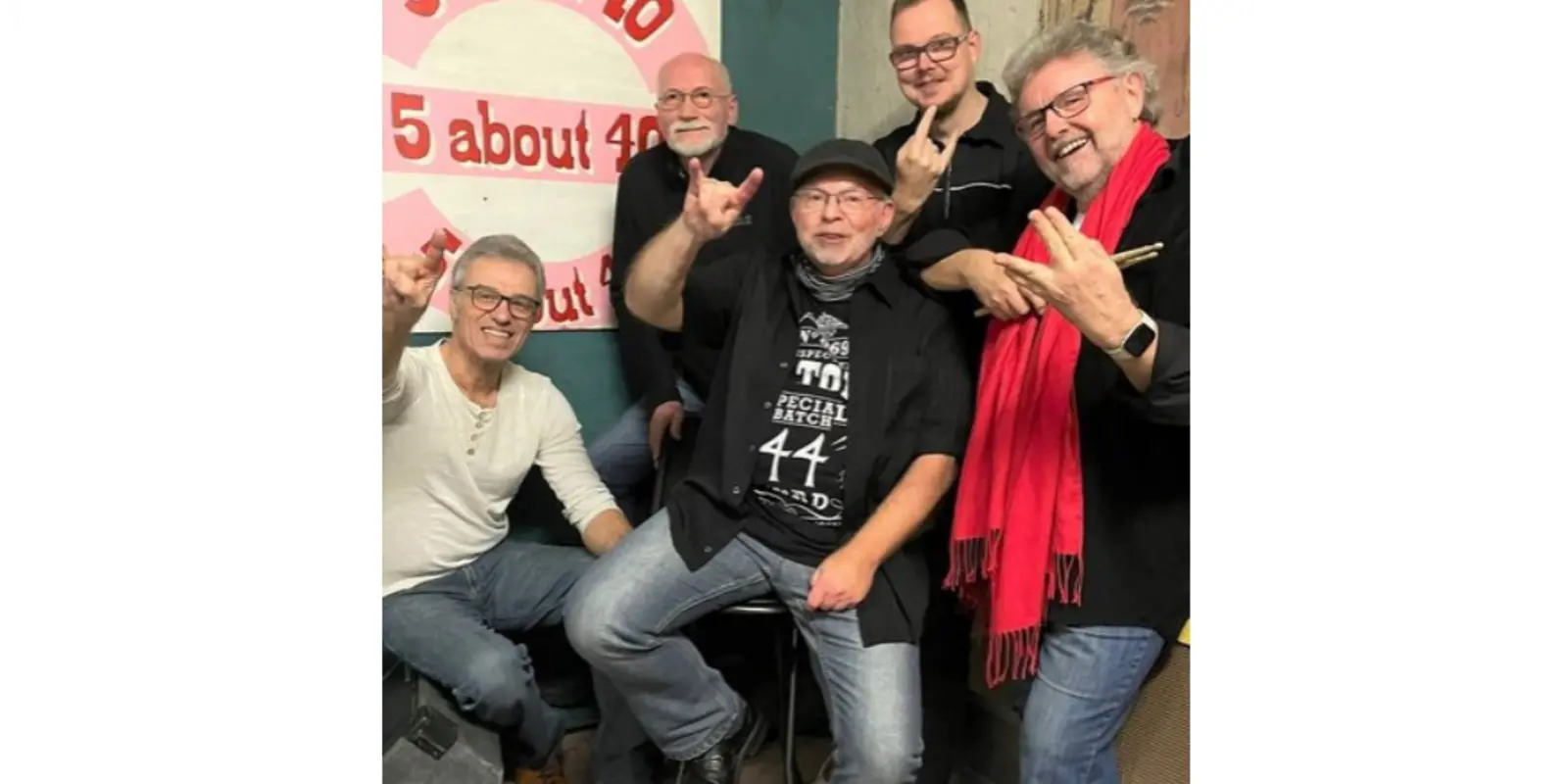 5about40-Bandfoto