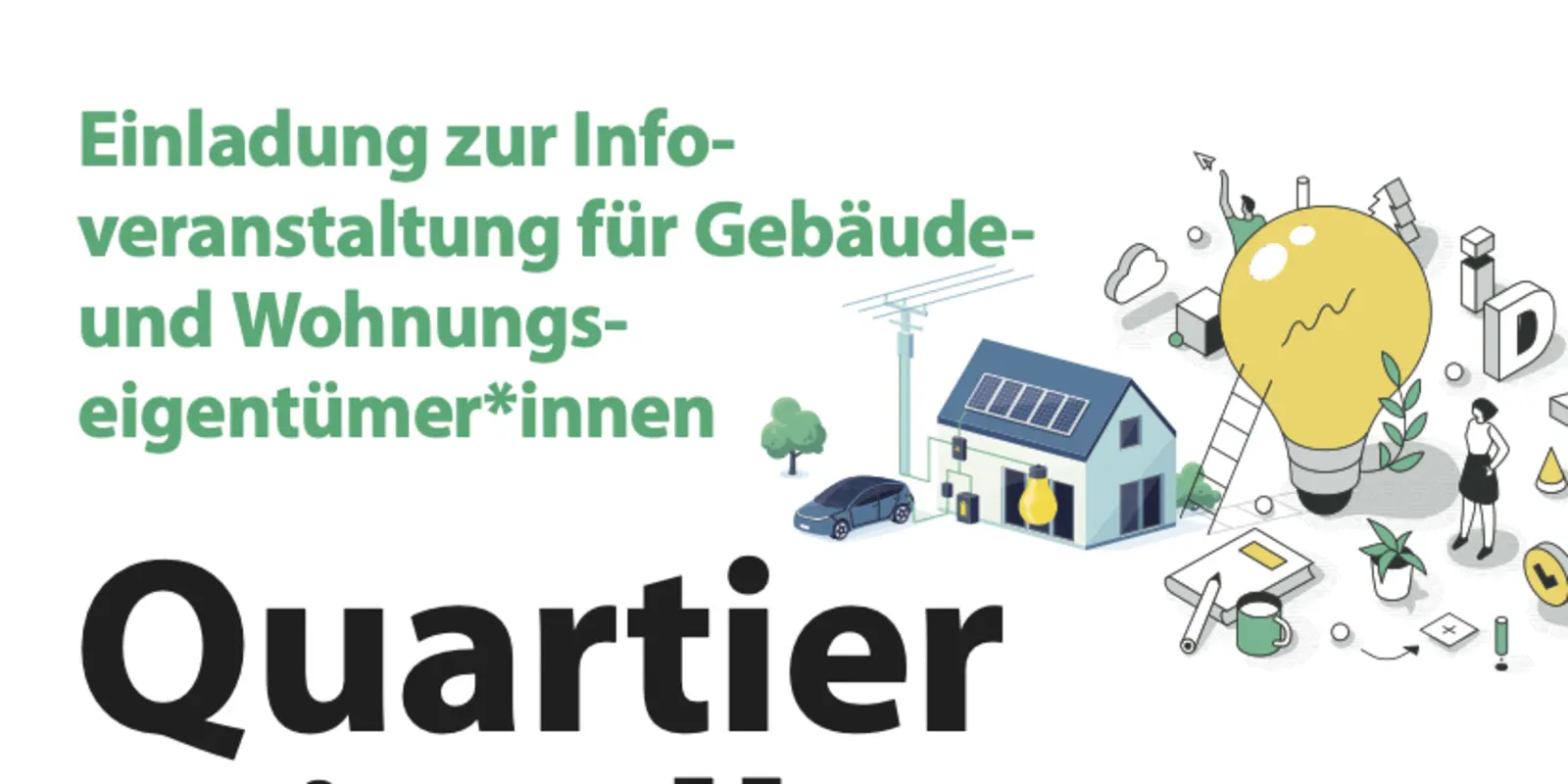 Plakat Energetisches Quartierskonzept Mittelberg