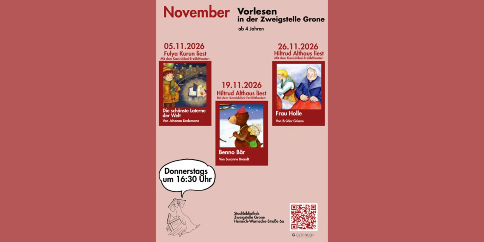 Nov Grone Kindervorlesen