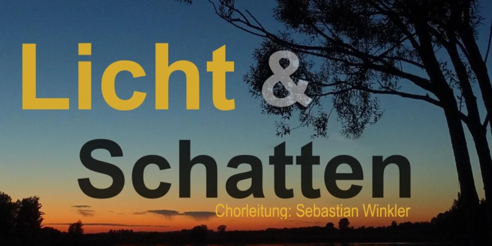 Plakat "Licht & Schatten"