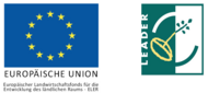 Logo der Europäischen Union und des Förderprogramms LEADER