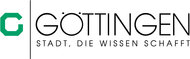 Logo Stadt Göttingen - links ein stilisiertes grünes G, rechts groß "GÖTTINGEN", darunter "STADT, DIE WISSEN SCHAFFT"
