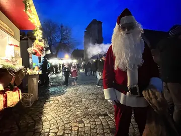 Weihnachtsmann auf dem W.