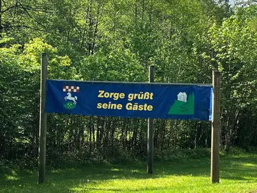 Begrüßungsbanner Zorge