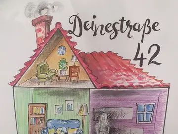 Plakat Deinestraße 42