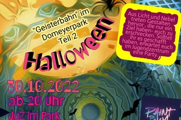 Plakat Halloween Party Herzberg im Harz