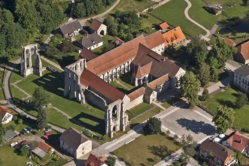 Luftaufnahme des Klosters Walkenried