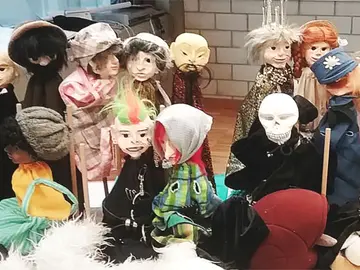 Mehrere Stabfiguren