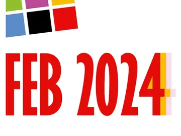 Logo des Mündener KunstNetz e.V. und Schriftzug FEB 2024