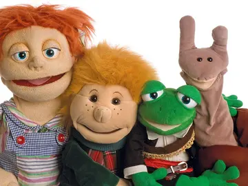 Verschiedene Handpuppen