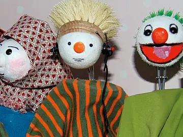Mehrere Stabfiguren