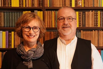 Sabine Heine und Hermann Wiedenroth lesen aus dem Briefwechsel von Gottfreid August Bürger und Elise Hahn
