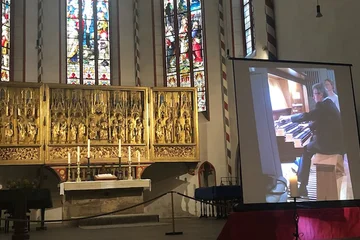 Orgelkonzert mit Video-Übertragung in St. Jacobi