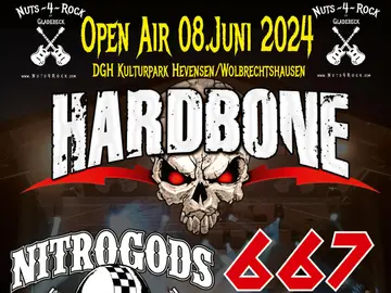 Plakat mit den teilnehmenden Bands