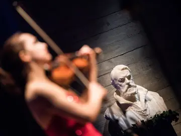 Virtuose Violinistin