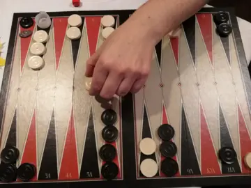 Backgammon-Spielbrett