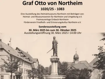 Plakat zur Graf Otto Ausstellung mit Termindaten