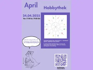 Plakat Hobbythek April Dahnke
