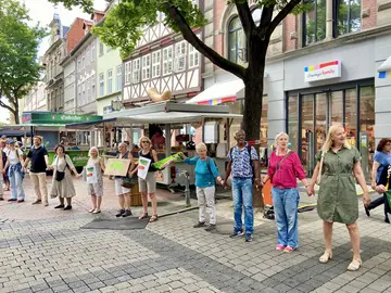 Menschenkette Juni 2025