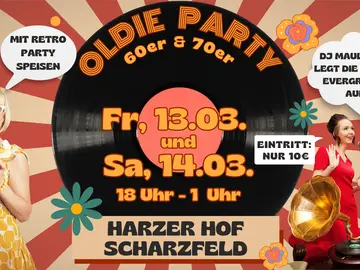 Oldieparty der 60er und 70er im Harzer Hof Scharzfeld