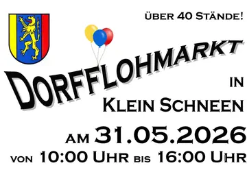 Plakat Dorfflohmarkt