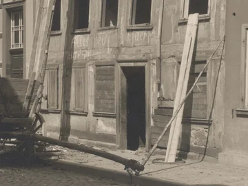 Düstere Straße 4, Abriss 1934 (Bauaktenarchiv Stadt Göttingen)