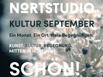 Plakat Ausstellung SCHÖN im NORTstudio, Breite Str. 7, Northeim 