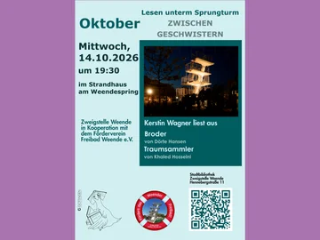 Oktober Lesen unterm Sprungturm