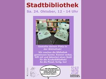 Oktober Stühle bemalen