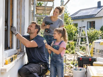 Familie saniert gemeinsam
