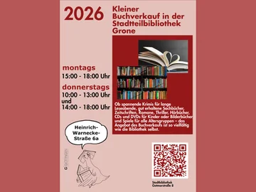 Ab Nov Groner Buchverkauf